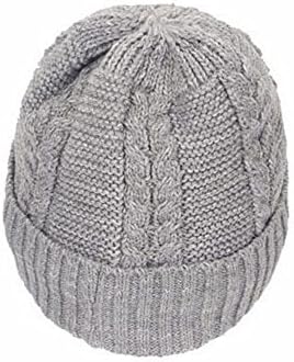 Ying Te kai Men Winter Warm Knitting Cap Baggy Slouchy Beanie Skully Soft Stretch Cable Hat