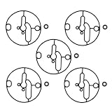 Hipa (Pack of 5 Float Bowl Gasket for Briggs Stratton 698781 Nikki Carburetor John Deere Troy-Bilt Toro Lawn Mowers