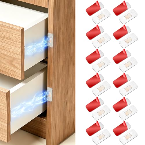 12 Pack Cabinet Magnets for Closure,No Drill Magnetic Cabinet… at Amazon