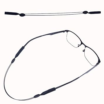 Amazon 眼鏡バンド 調節可能なスポーツ眼鏡固定バンドアンチ