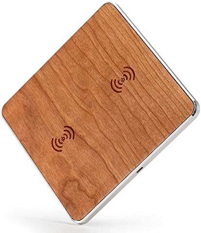 Wireless charger for iphone X, icyber wooden Charging Pad Portable Wireless Charger for iphoneX/8/8plus, Samsung Galaxy S7 / S6 / Edge / Plus, Note 5, Nexus and all Qi-Enabled Devices