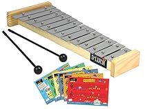 D'Luca 13 Notes Children Xylophone Glockenspiels with Music Cards
