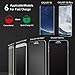 Fast Wireless Charger Galaxy S8, S8 Plus, S7, S7 Edge, S6 Edge Plus, Note 5 - Peyou 10W Qi Wireless Charging Stand for Samsung Galaxy S8/S8 Plus/S7/S7 Edge/S6 Edge Plus/Note 5 - No AC Adapter