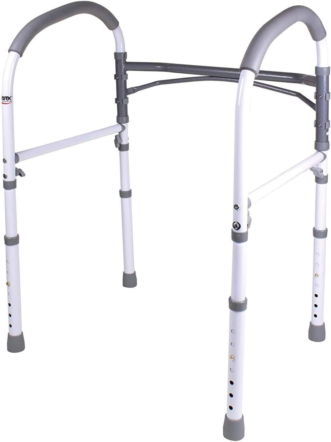 Carex Toilet Safety Rails - Toilet Handles for Elderly and Handicap - Home Health Care Equipment Toilet Safety Frame: Health & Personal Care