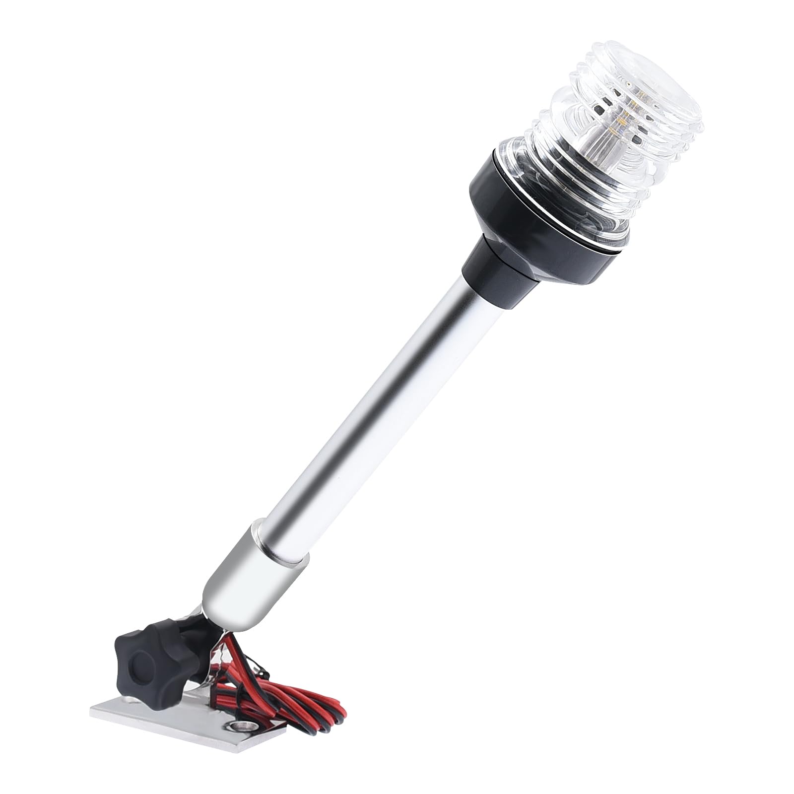 Geloo 10 inch Verstelbare LED Navigatie Lamp Wit Vouw Down Stern Marine