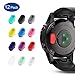 OenFoto Compatible Fenix 5X Accessories Dust Plug, [12 Pack] Soft Silicone Charger Port Protector Anti Dust Plugs Caps for Fenix 5 / 5S / 5X / Forerunner 935 Smart Watch, Multi Colors