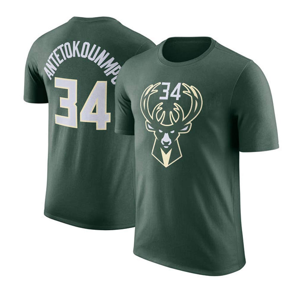 Camiseta De La NBA Para Hombre Milwaukee Bucks Giannis Antetokounmpo