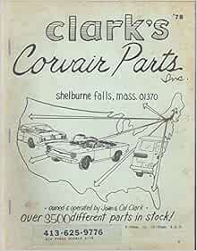 clarks corvair parts