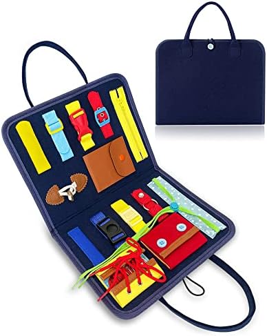 Gojmzo Busy Board Montessori Toys for Toddlers Sensory Toys Gifts