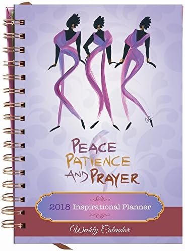 Shades of Color Weekly Inspirational African American Planner: Peace, Patience and Prayer (IP09)