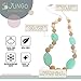 JUNGO BAMBINO Teething Silicon Necklace Chewlery For Nursing Moms To Wear and Baby To Chew, Chewbeads Teether. BPA Free (Mint Chocolate Crisp)