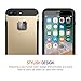 iPhone 7 Plus Case, Trianium [Duranium Series] Heavy Duty Protective Cases Shock Absorption Hard Covers w/ Built-in Screen Protector+ Holster Belt Clip Kickstand for Apple iPhone 7 Plus 2016-Gold