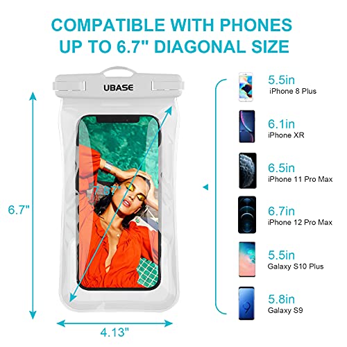Floating Waterproof Phone Bag up to 6.7\