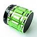 Portable Mini Bluetooth Wireless Metal Speaker,Rechargable Battery Support Green Color