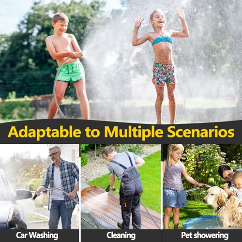 150 ft Stainless Steel Garden Hose - 2026 New Upgraded Metal Water hose - Flexible Water Hoses Pipes with Latex Core, 3/4" Solid Brass Connector - No-Expandable Watering Garden Hoses