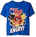 Angry Birds Boys' Little Boys' Short Sleeve T-Shirt Shirt, Royal, Small/4