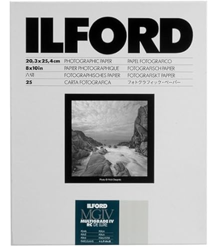 ILFORD　フォトグラフィックペーパー Amazon.com: Ilford Multigrade V RC Deluxe Glossy Surface Black