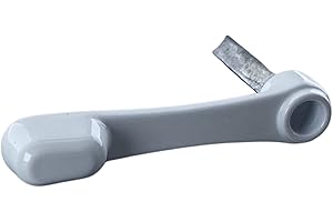 CRL Sliding Patio Door Latch Lever for Milgard, White