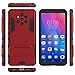 Nokia 9 PureView case, MAIKEZI Dual Layer Armor Hard Slim Hybrid Kickstand Phone Cover Case for Nokia 9 PureView (Red Kickstand Case)
