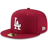 New Era Men Los Angeles Dodgers Cardinal Basic 59Fifty Fitted
