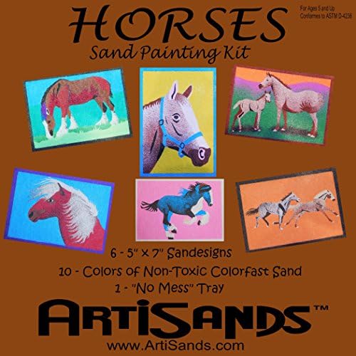 Horse Scenes Sand Art Kit by Artisands