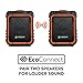 ECOXGEAR Ecoxplorer GDI-EXPLR100 Rugged Waterproof Floating Portable Bluetooth Am/FM Wireless 50 Watt Speaker with Carry Strap (Orange)
