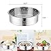 6 PACKS Accessories Compatible with Instant Pot 6, 8Qt Steamer Basket Steamer Base Springform Pan Egg Steamer Rack Silicone Oven Mitts Plate Dish Clip for Pressure Cooker Cooking Pot Steamer Pot Pan