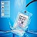 Universal Waterproof Case, iXCC CellPhone Dry Bag Pouch with Thermometer for Apple iPhone 6S 6,6S Plus,7 SE 5S and more up to 6.0