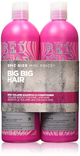 Amazon Com Tigi Bed Head Styleshots Epic Volume Shampoo And Conditioner Due Set 750 Ml By Bed Head Beauty