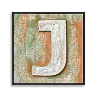 Framed Canvas Wall Art Alphabet Canvas Prints Home Artwork Decoration for Living Room,Bedroom - 16x16 inches