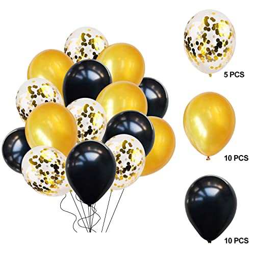 Happy 50th Anniversary Decorations Banner Balloon Hanging Swirls Kit