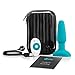 b-Vibe Rimming Anal Plug 2 - Remote Control Vibrating Butt Plugs Silicone Adult Anal Sex Toys (Teal)