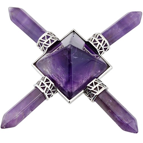 Sunyik crystal energy generator,chakra stone point pyra…