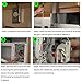 SZM-V16-FA-63 3B73362F Microwave Oven Door Switch Compatible with LG GE Starion (Pack of 2) WB24X829 3B73362F PS3522738 SZM-V16-FD-63 AP20243379