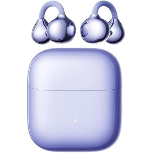 HJSlucky Clip On Earbuds - Best Earbuds for Travel, Cheap Wireless Earbuds for Students, Ear Clip Bluetooth Headphone, Earbud