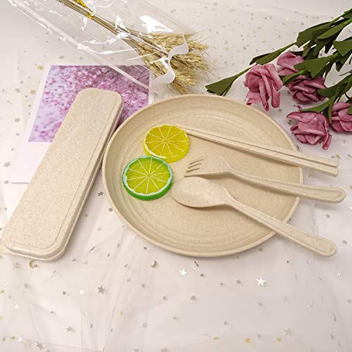image for Honbay 3PCS Portable Cutlery Boreal Europe Style Healthy Eco-Friendly 