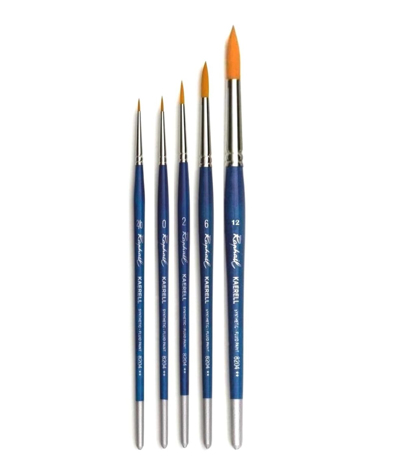 Raphael Paintbrush Series 8204 Kaerell, 2/0, 0, 2, 6, 12