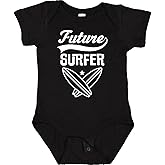 inktastic Surfing Future Surfer Baby Bodysuit