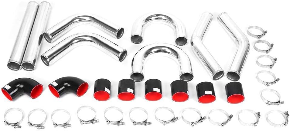 Amazon インタークーラーパイプ インタークーラー配管 インタークーラーシリコンホース 車の改造 2 75インチ ターボ配管キット アルミニウムパイプ シリコンパイプ 32点セット インタークーラー 車 バイク Amazon インタークーラーパイプ インタークーラー配管 インタークーラーシリコンホース 車の改造 2 75インチ ターボ配管キット アルミニウムパイプ シリコンパイプ 32点セット インタークーラー 車 バイク
