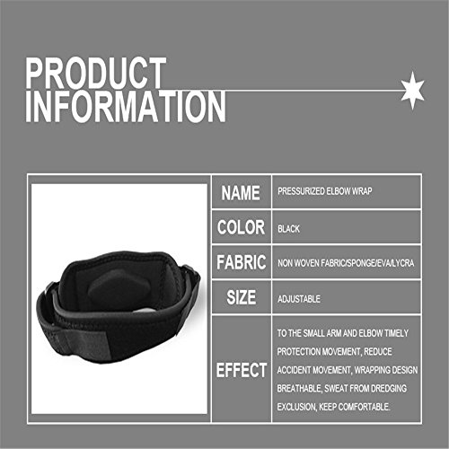 image for iMakcc Elbow Protector Compression Sleeve, Elbow Support, Elbow Brace,