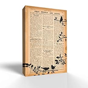Vintage Newspaper Pictures Home Wall for Bedroom Living...