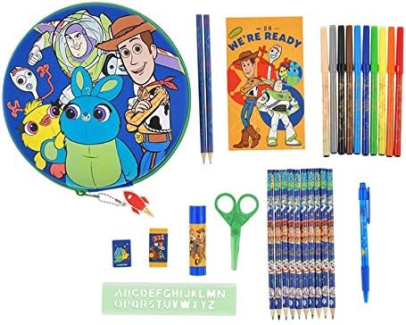 Amazon Co Jp ディズニーストア 公式 トイ ストーリー ステーショナリーセット ジップケース トイ ストーリー4 文房具 オフィス用品