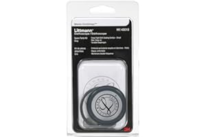 3M Littmann Stethoscope Spare Parts Kit – Gray, Compatible with Master Cardiology™, Includes Snap Tight Soft-Sealing Small Eartips, Tunable Diaphragm & Rim, 40018