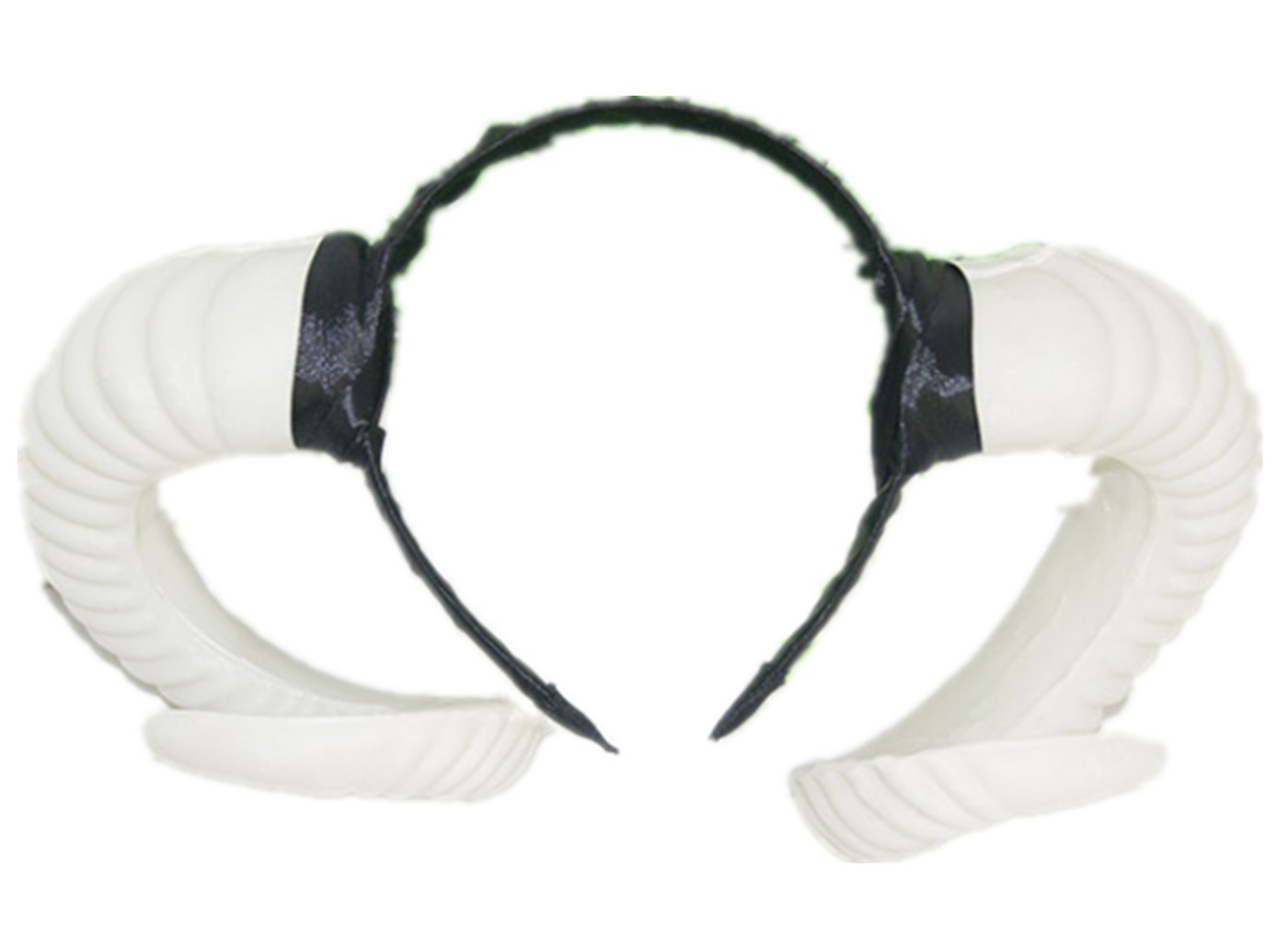 Christmas Cosplay Simulated Lamb Sheep Horns Claws Headband (white)