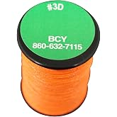 BCY 3D End Serving Bow String, Neon Orange, 120 yd