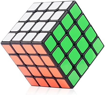 HongCheng Speed Cube 4x4 Puzzle Cube Black 60mm