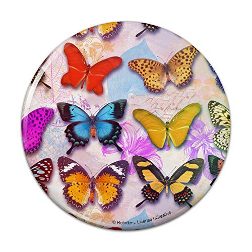 Colorful Butterflies Butterfly Design Pinback Button Pin Badge - 2.25