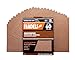 Fandeli 36021 060 Grit Multipurpose Sandpaper Sheets, Brown , 9