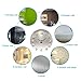 YESURPRISE 3D Frameless Wall Clock Modern Mute Large Mirror Surface DIY Room Home Office Decorations - Silver