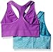 Hanes Women's Platinum Comfy Support Wirefree 2 Pack, Jade Ocean Heather/Pleasant Plum, 2X
